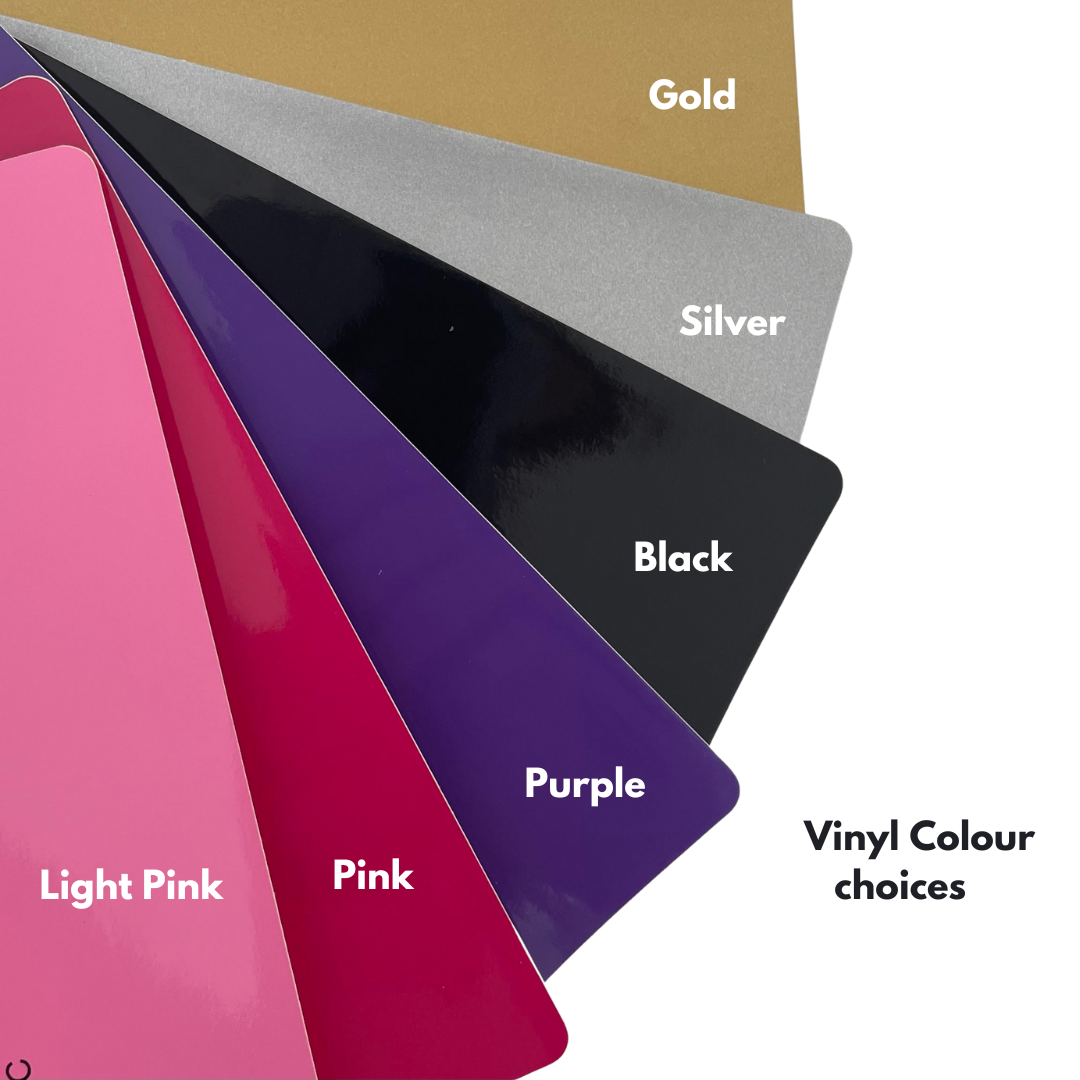 Choose from our vinyl colours for your signage
