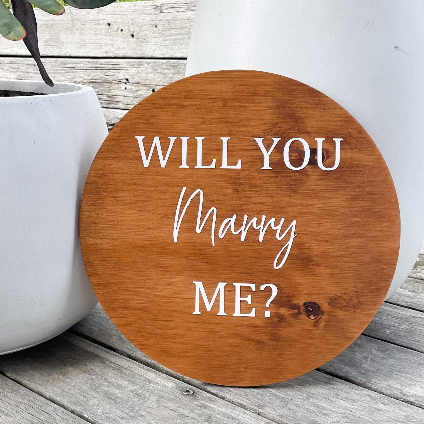 Will you Marry? sign Perfect for you proposal
